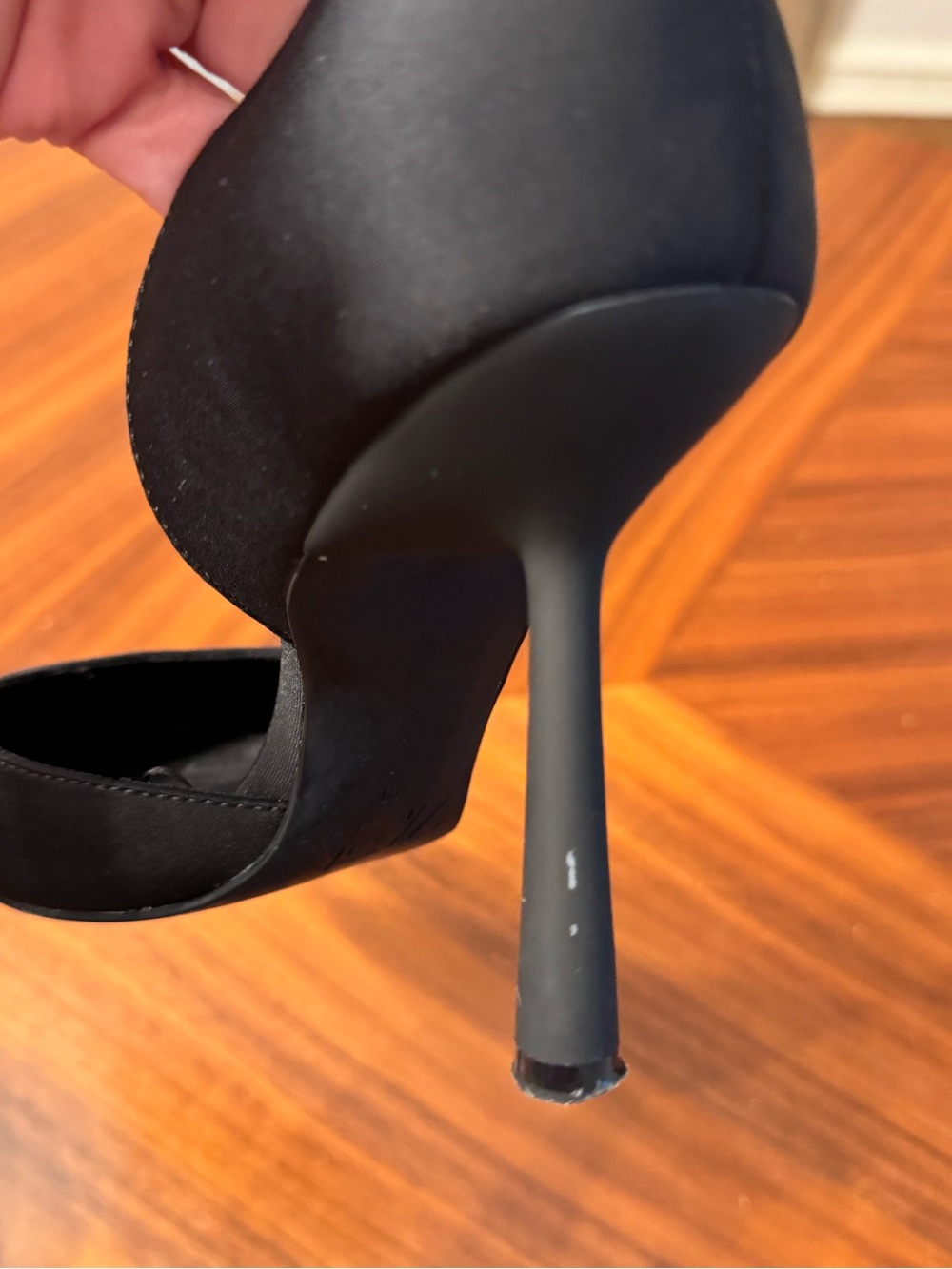 Zara Black D’Orsay Pointed Toe Stiletto Heels US 9 - Picture 12 of 12